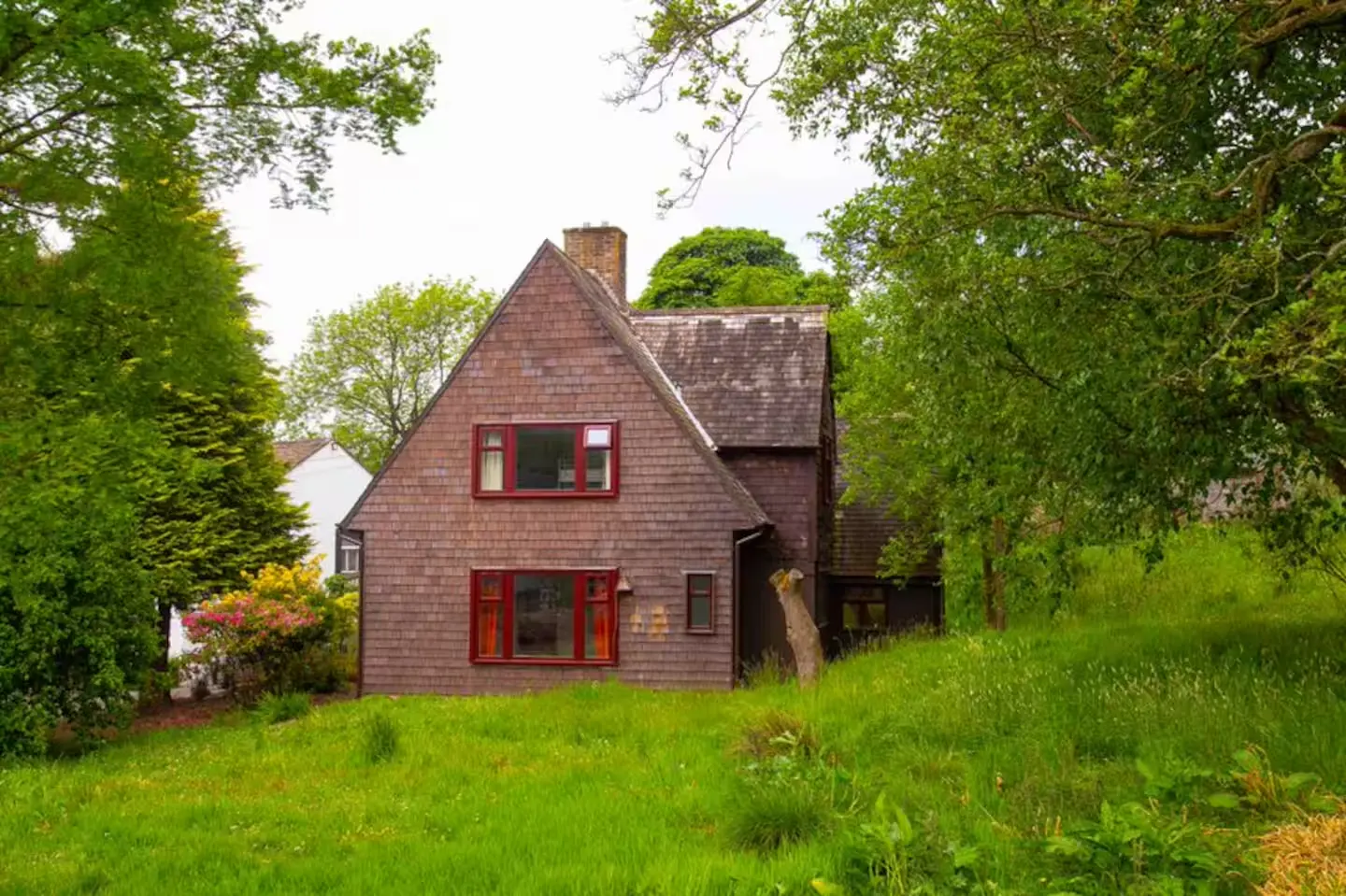 Exterior of the lodge accommodation